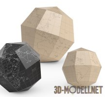 3d-модель Географический глобус