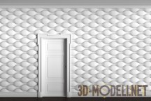 3d-модель 3D-панель Волна от Дикарт