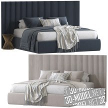 Кровать AMORE (2 цвета)
