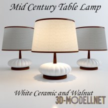 3d-модель Настольная лампа Mid Century Modern