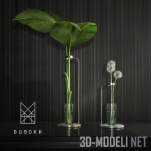 3d-модель Держатель-ваза для цветов Dubokk Stem