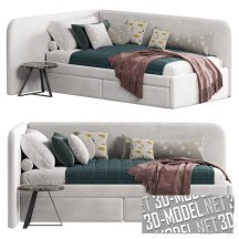 3d-модель Детская кровать-диван Bari