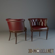 3d-модель Классический стул с капитоне