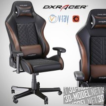 3d-модель Компьютерное кресло DXRacer OH DF73 NC