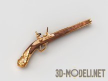 3d-модель Мушкет XVIII века