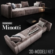 3d-модель Диван DONOVAN от Minotti
