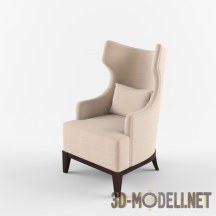 3d-модель Мягкое «ушастое» кресло