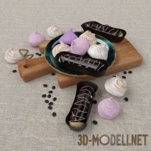 3d-модель Набор сладостей