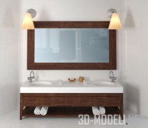 3d-модель Комплект для трацидионной ванной комнаты