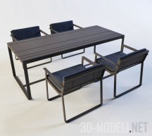 3d-модель Мебель от Mario Ruiz Banco Flat