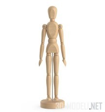 3d-модель Модель человека с подвижными суставами