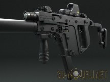 3d-модель Пистолет-пулемёт TDI Vector (KRISS SuperV SMG)