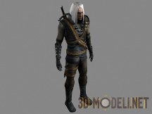 3d-модель Персонаж Witcher (Ведьмак) low-poly