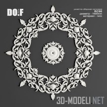 3d-модель Декоративная розетка от DO.F