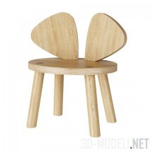3d-модель Стульчик Mouse Chair Oak от Nofred