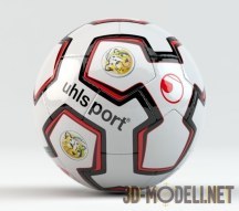 3d-модель Футбольный мяч Hi-Poly