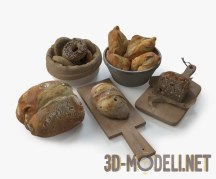 3d-модель Хлебные изделия