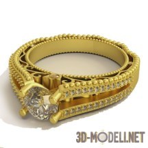 3d-модель Золотое кольцо