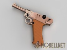 3d-модель Пистолет Luger P38