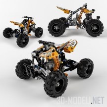 3d-модель Квадроцикл LEGO 9392
