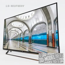3d-модель Телевизор LG 65UF850V LED