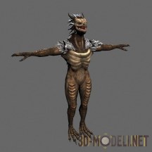 3d-модель Монстр «Dragonoid» из «Dark Souls»