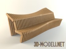 3d-модель Параметрическая скамейка
