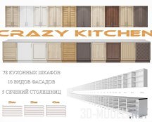 3d-модель Коллекция фасадов и столешниц от Crazy kitchen