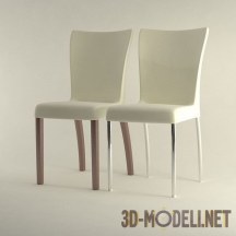 3d-модель Два светлых стула