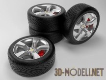 3d-модель Колеса от Camaro RS