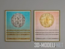 3d-модель Художественный постер Anthropologie Lunar Kingdom