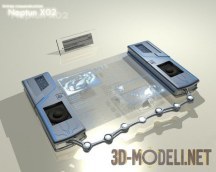 3d-модель Фантастический КПК будущего Neptun X02