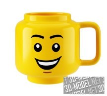 3d-модель Кружка Happy Boy от Lego