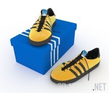 Замшевые кроссовки Jamaica Adidas