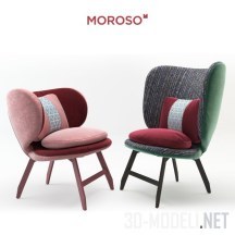 3d-модель Кресла Ariel и Ayub от Moroso
