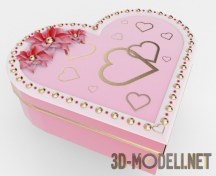3d-модель Коробка-сердце для подарка