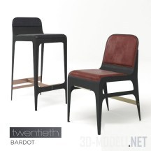 Столовый и барный стулья Bardot Gabriel Scott