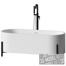 3d-модель Отдельностоящщая ванна Milano от Riluxa