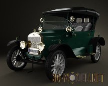 3d-модель Ретро автомобиль Ford Model T 1924
