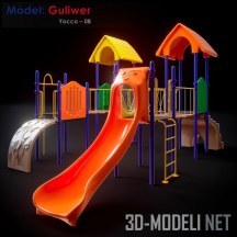 3d-модель Площадка Yocco 08 Guliwer