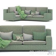 Зеленый диван от IKEA