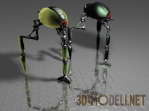 3d-модель Трехногий робот Tripod