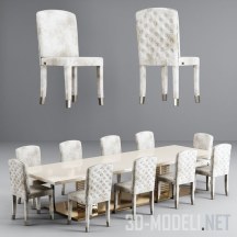 Стол от Fendi Casa и стулья