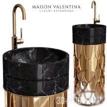 Круглая раковина Maison Valentina Koi