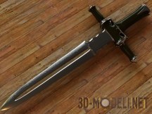 3d-модель Полуторный меч «бастард»