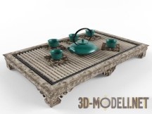 3d-модель Набор для восточного чаепития