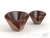 3d-модель Керамическая посуда с меандром