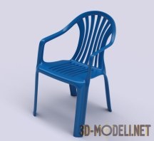 3d-модель Кресло из пластика Palmira