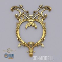 3d-модель Золотой орнамент