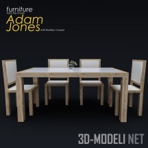 3d-модель Стол и стулья от Adam Jones и Bradley Cooper